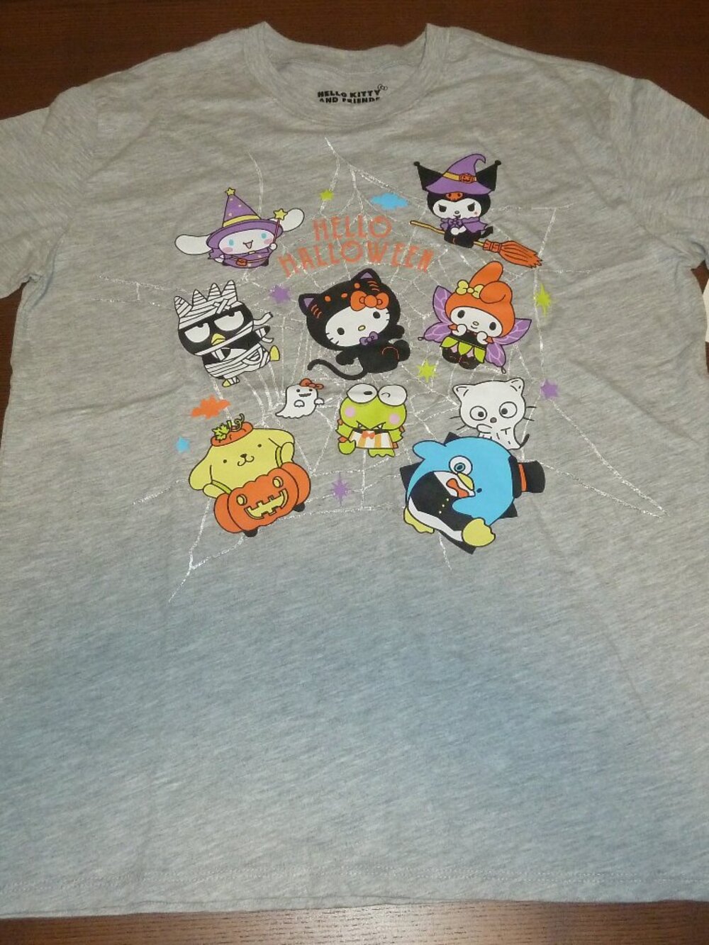 NWT Hello Kitty Halloween Top T shirt Friends Not Scary Teacher Size XS